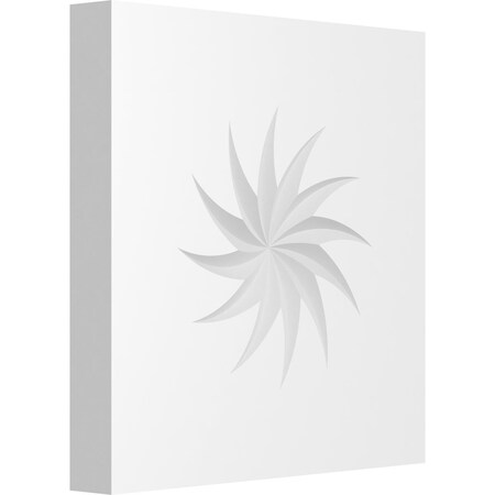 Ekena Millwork Standard Sedgwick Spiral Rosette With Square Edge, 6"W x 6"H x 3/4"P ROSP060X060X075SDG12